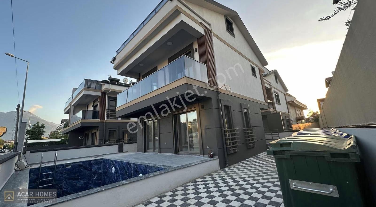 Fethiye Yeni Mah Modern Yapı 4+1 Yerden Isıtmalı Villa - Görsel 27