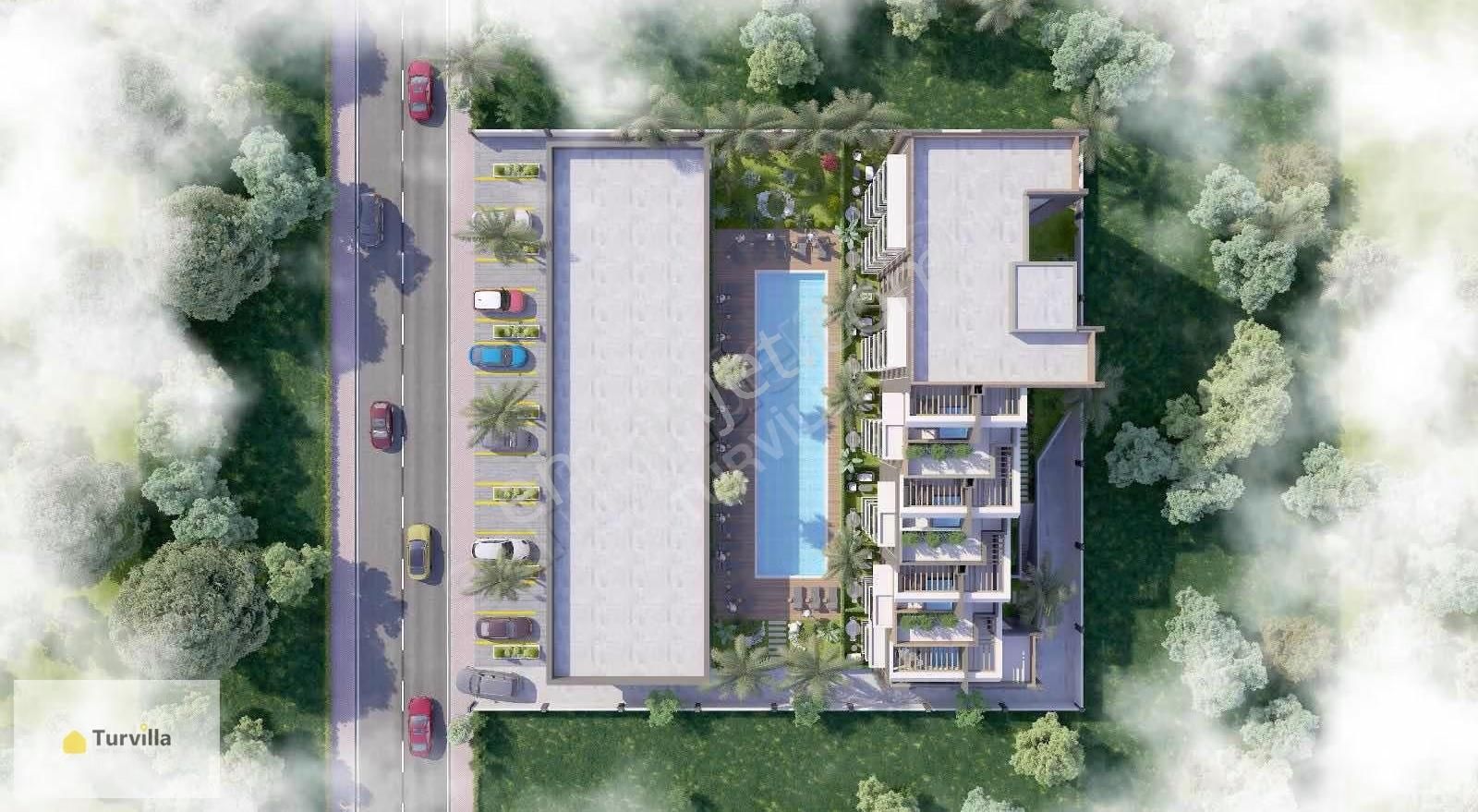 Turvilla'dan Aksu Güzelyurt Tunç Port Suit'te 1+1 Satılık Daire - Görsel 6