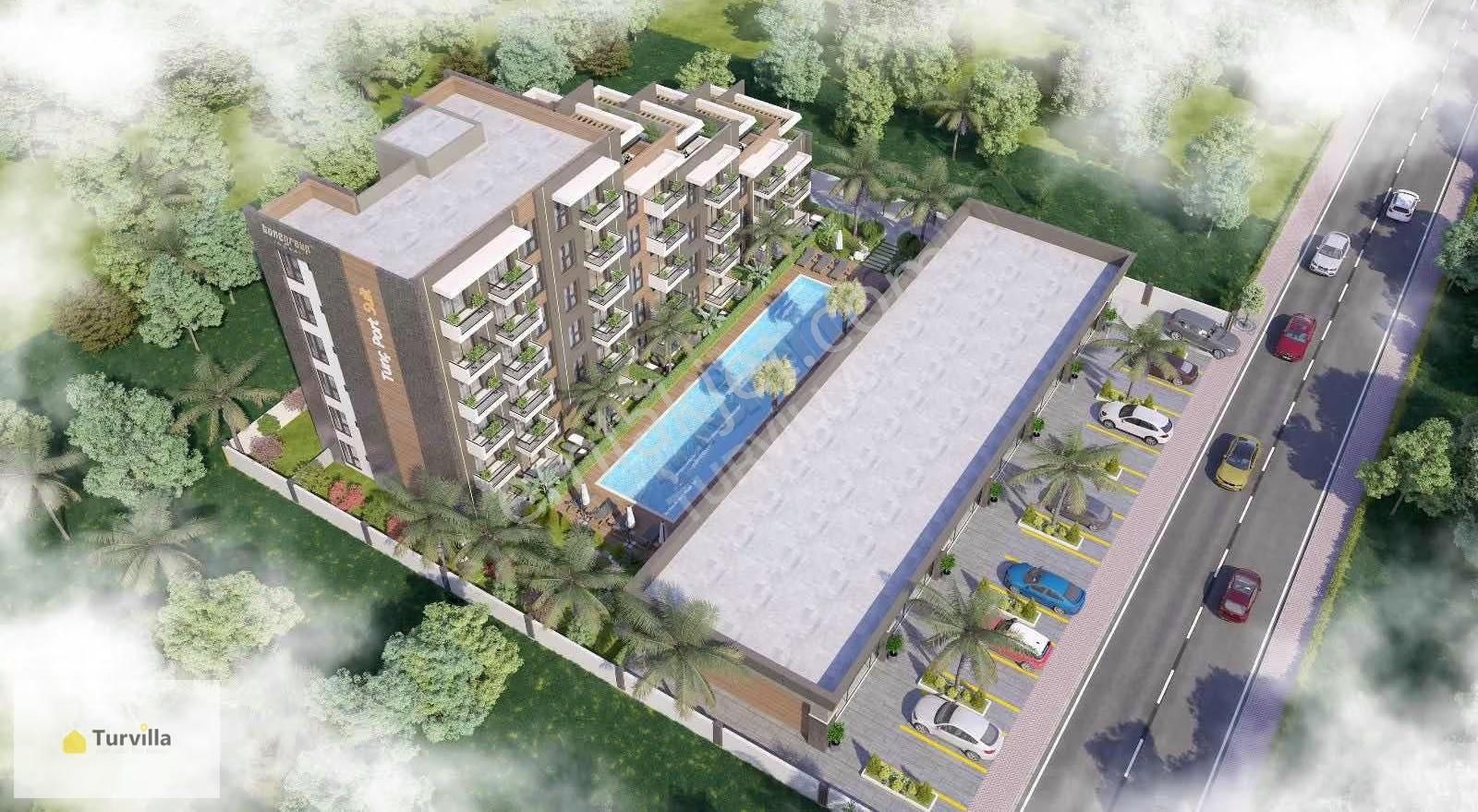 Turvilla'dan Aksu Güzelyurt Tunç Port Suit'te 1+1 Satılık Daire - Görsel 13