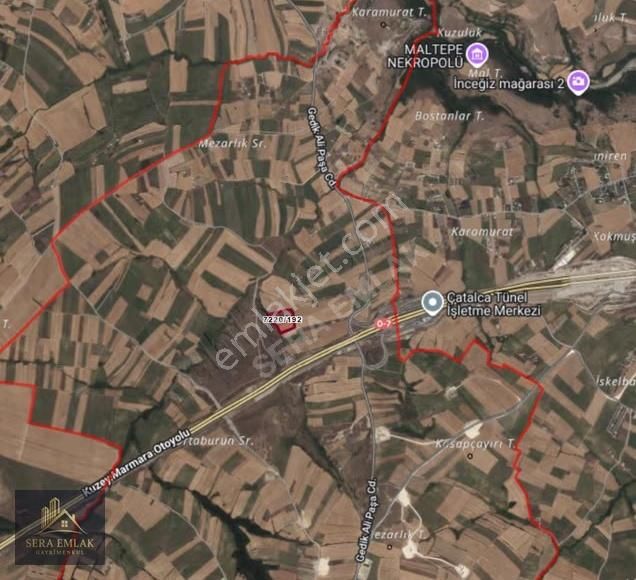 İstanbul Silivri Kadıköyde Kuzey Mr. Otoyolu Yanı 23.600m2 Tarla - Görsel 4