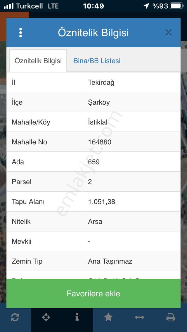 Şarköy De Işık Emlaktan İstiklal Mah De 1051 M2 0/10 İmarlı Arsa - Görsel 20
