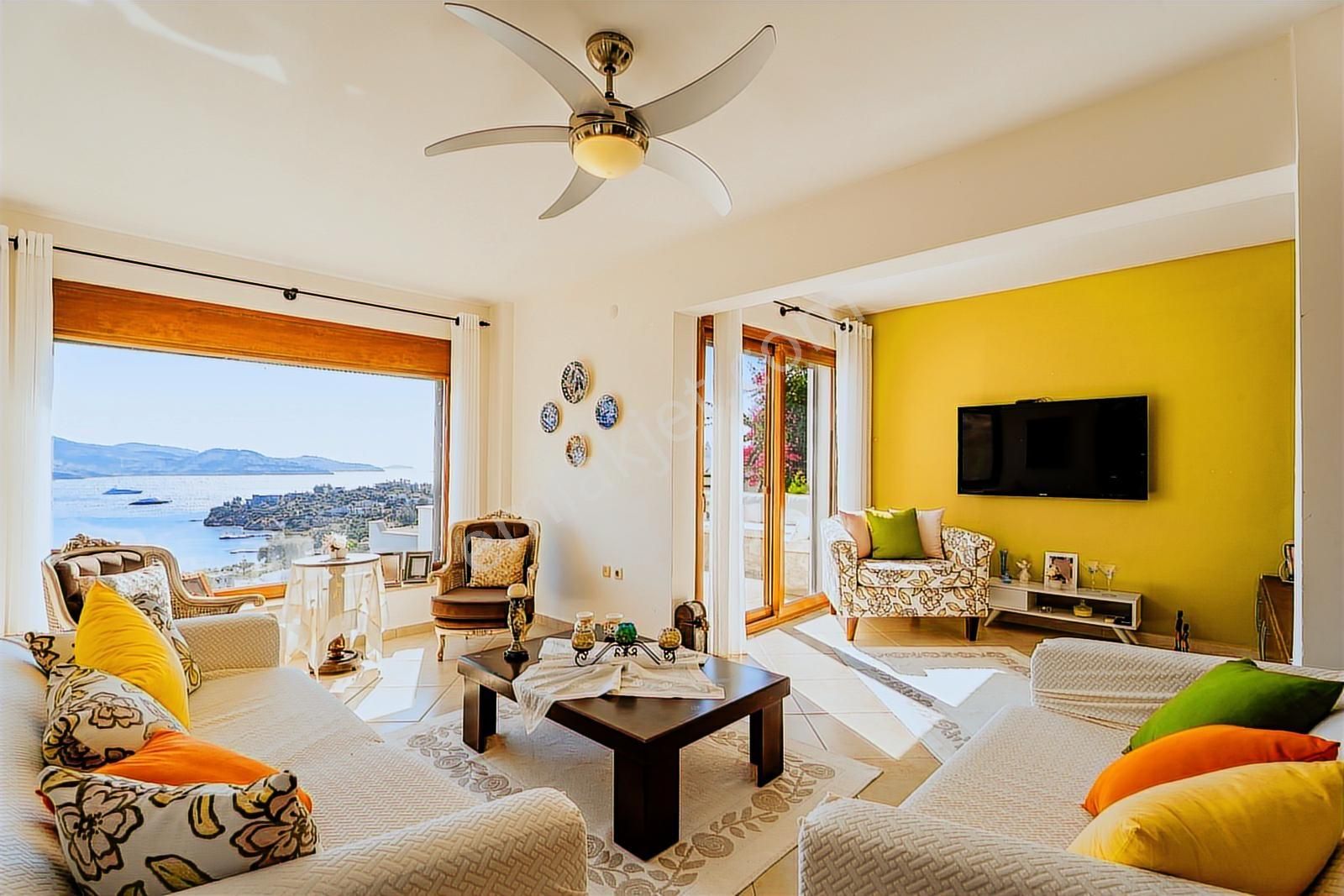 Yalıkavak Küdür Güneş Bende Deniz Manzaralı Özel İskeleli Villa - Görsel 22