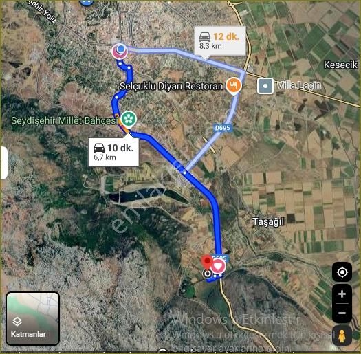 Özpınar ,dan Taşağıl Mah. Satılık Tarla 1657 M2 Yolu ,suyu Var. - Görsel 26