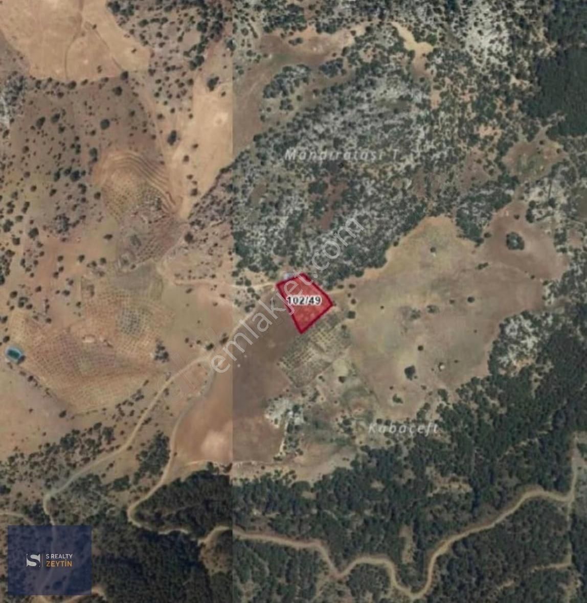 !3 Gün Geçerli Fiyat!! Bostanözünde Etrafı Çevrili Badem Bahçesi - Görsel 5