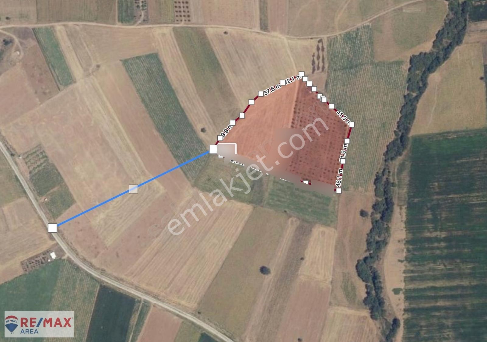 Remax Area Dan Satılık 22525 M2 Ceviz Bahçesi Ve Ev - Görsel 8