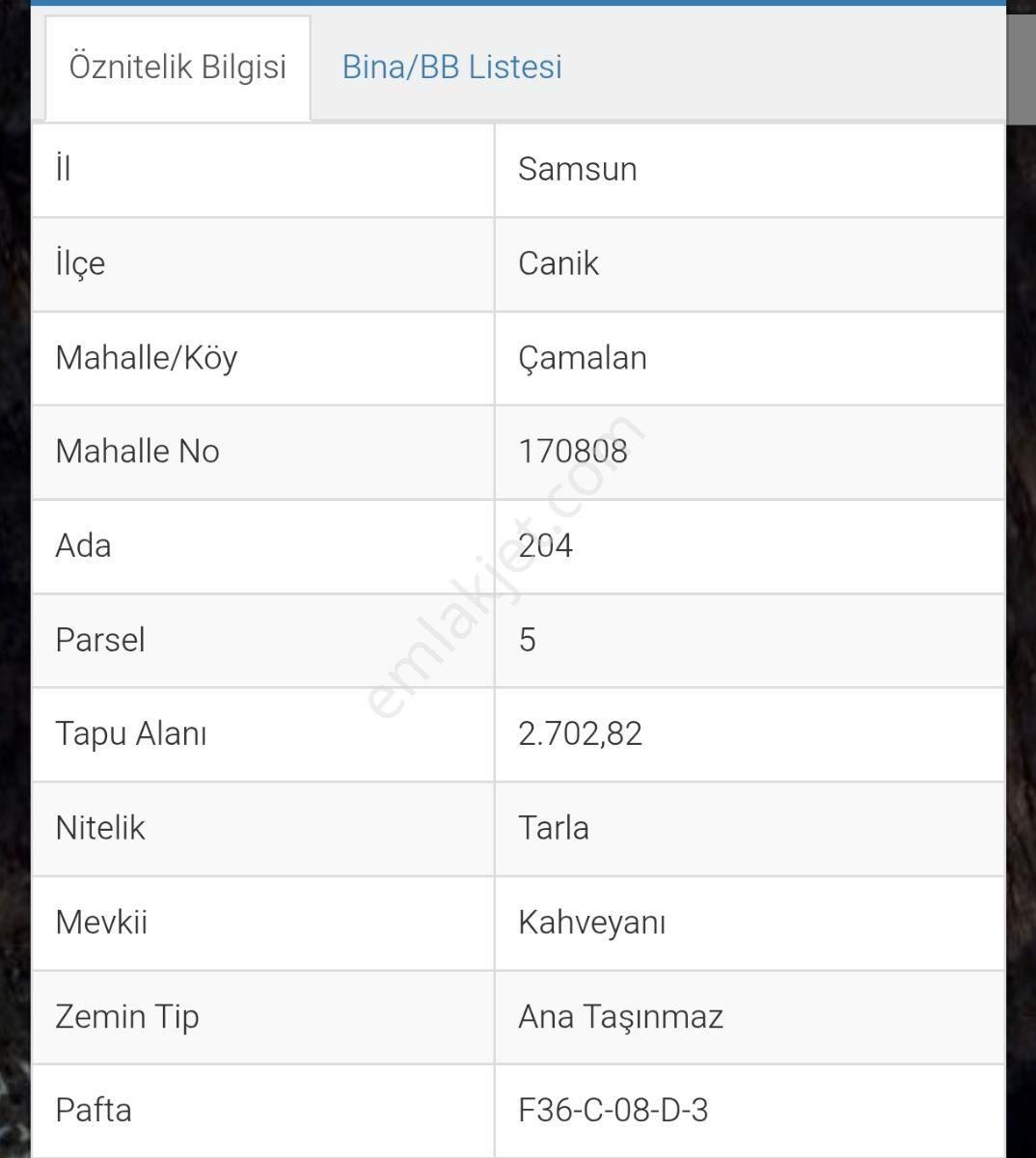 Truva/nazım Demirci'den Canik Çamalan Satılık Fındık Bahçeleri - Görsel 8