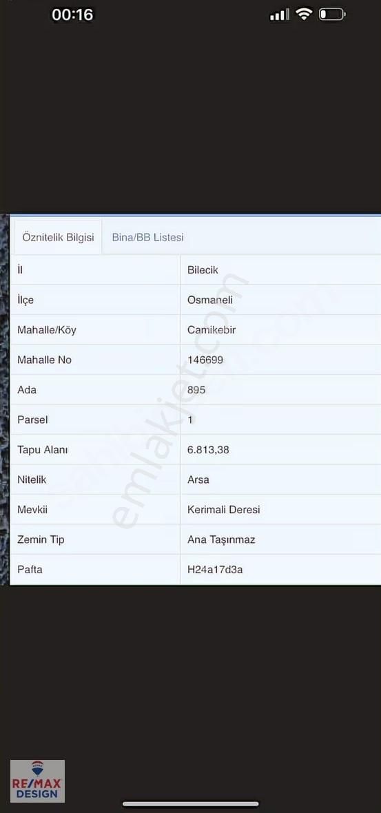 Remax Desıgn Bilecik Osmanelı İmarlı Satılık Arsa - Görsel 3