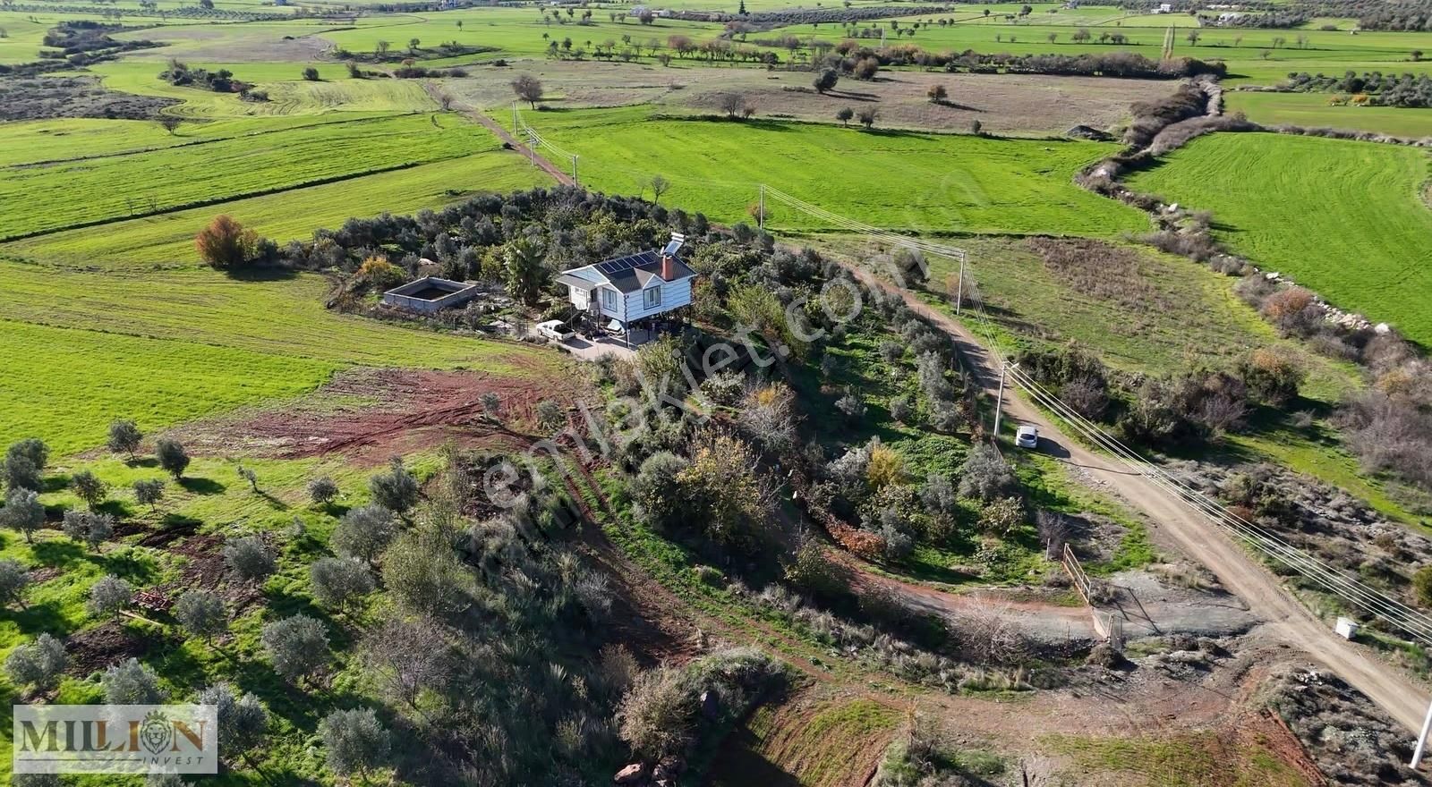 Satılık Ağaçlı Tarla Döşemealtı Eksili Prefabrik Evli - Görsel 13