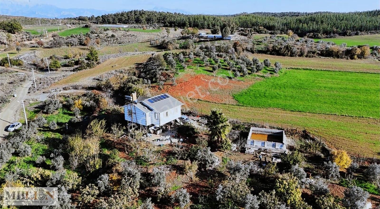 Satılık Ağaçlı Tarla Döşemealtı Eksili Prefabrik Evli - Görsel 9