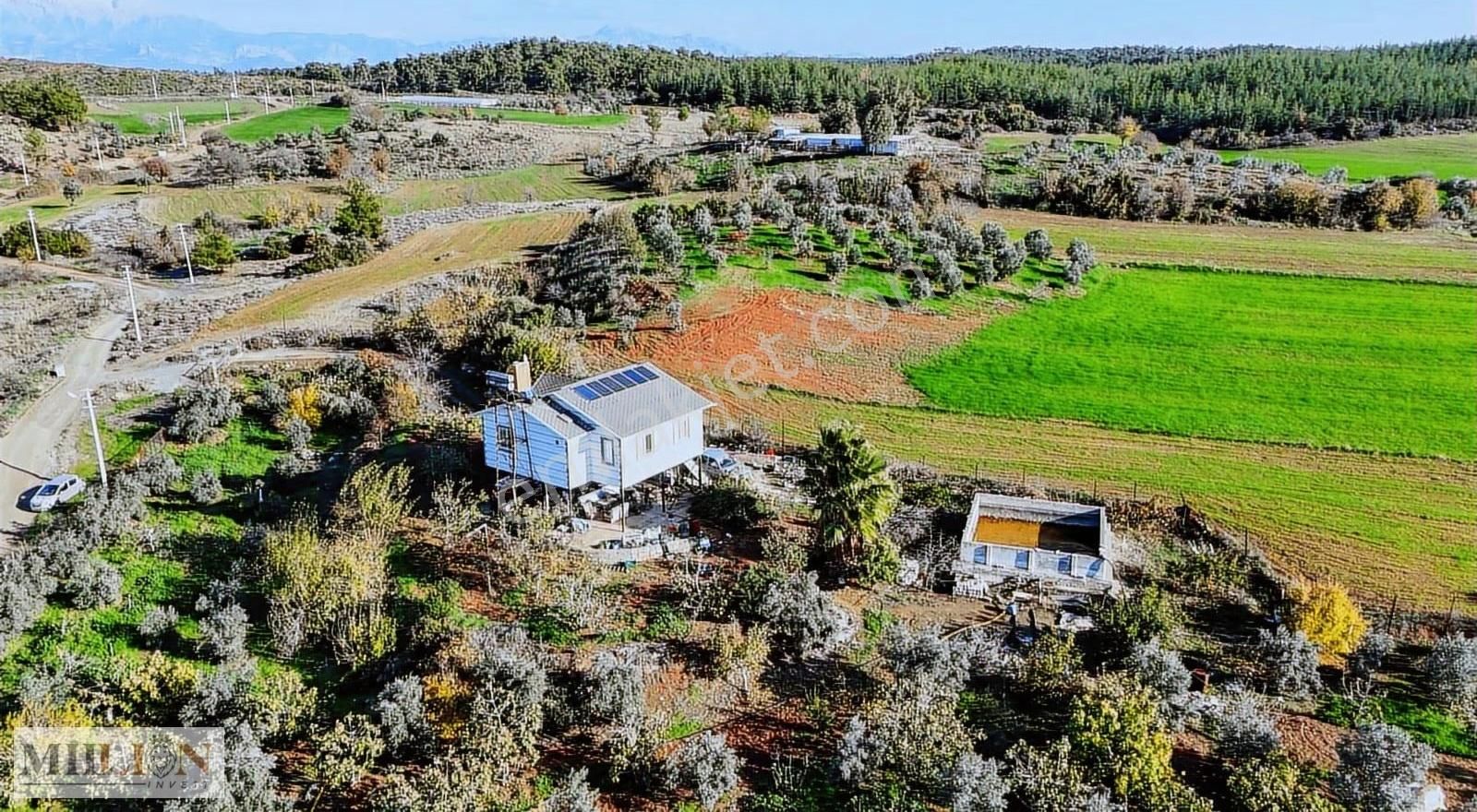 Satılık Ağaçlı Tarla Döşemealtı Eksili Prefabrik Evli - Görsel 3