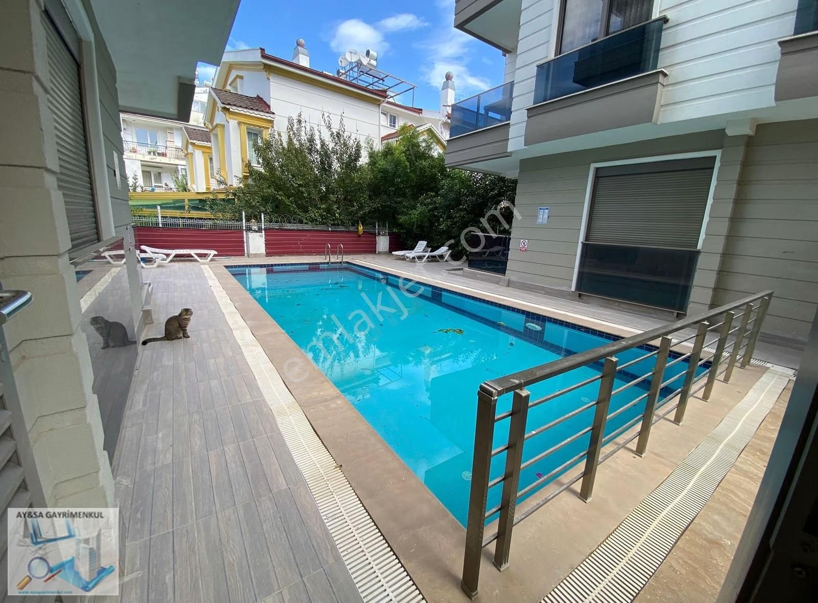 Güzeloba Rauf Denktaş'a İkinci Parselde 2+1 80m2 Site İçinde - Görsel 31