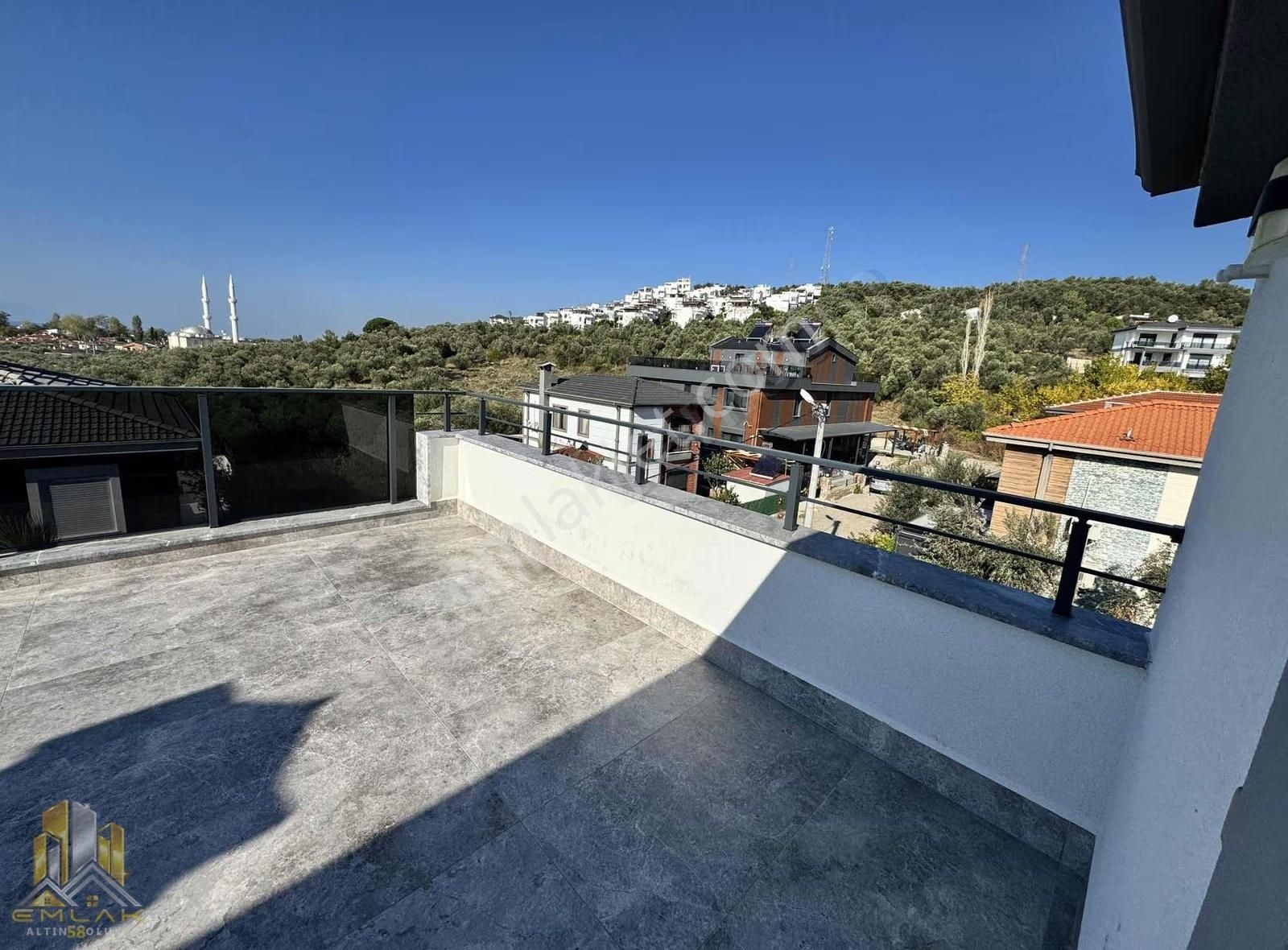 Emlak-58,den Altınoluk Narlıda Sıfır 5+1 Müstakil Lüx Villa - Görsel 4