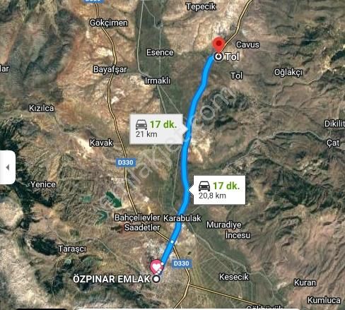 Özpınar ,dan Çavuş Köyü Satılık Tarla 19 800 M2 Su-yol Var - Görsel 33