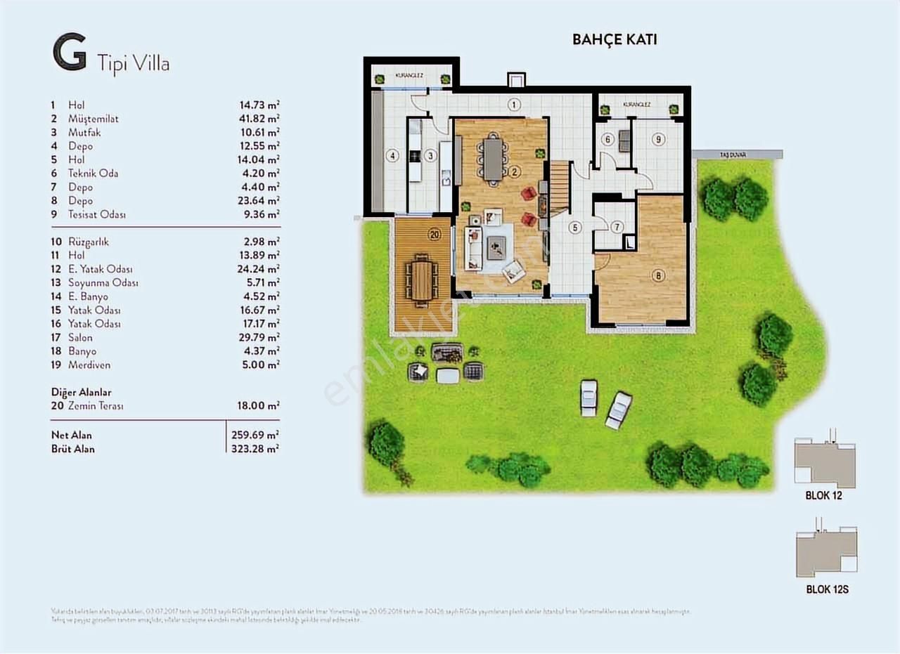 Adress Life'den Düşler Vadisi Riva'da Muhteşem G Tipi 6+1 325m2 - Görsel 17