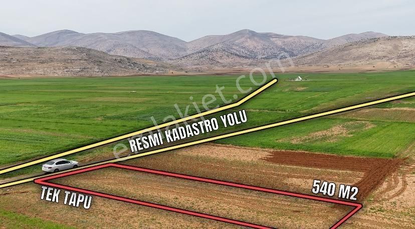 Korkuteli İmecik Mah.de Resmi Yolu Mevcut 541 M2 Satılık Tarla