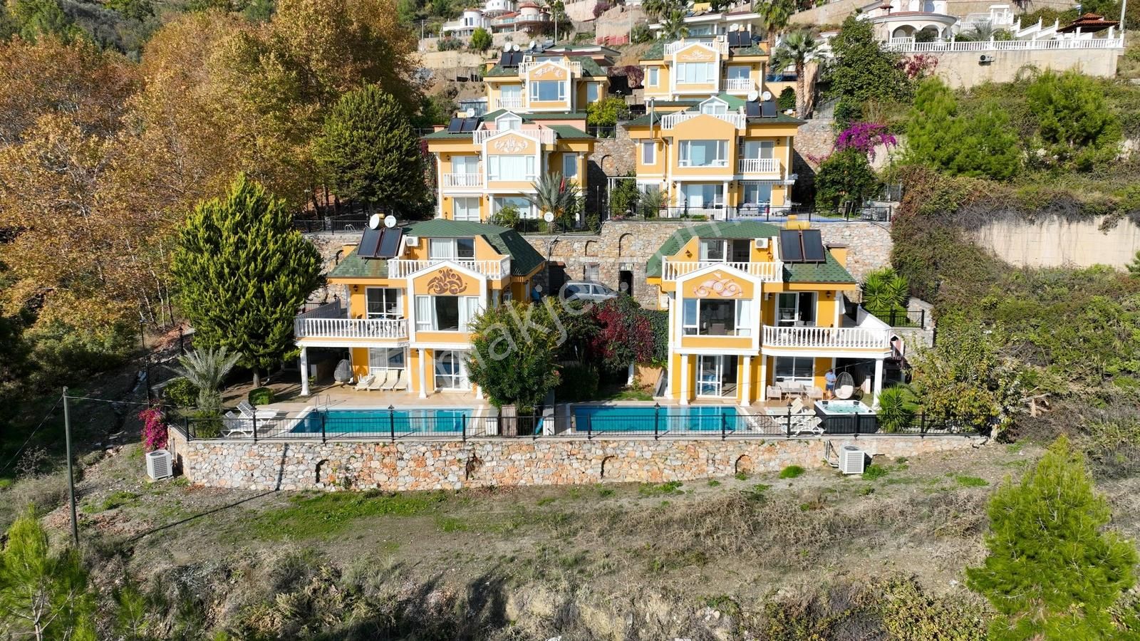 Tepe Alanya 4+1 Müstakil Villa | 250 M² | Isıtmalı Havuzlu - Görsel 12