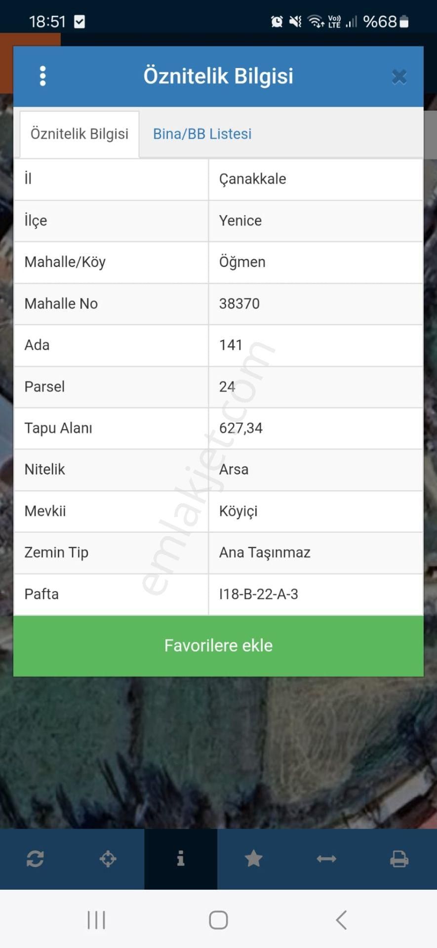 Satılık Çanakkale Yenice Öğmen Köy İçi İki Yola Cepheli 3 Adet Arsa - Görsel 9