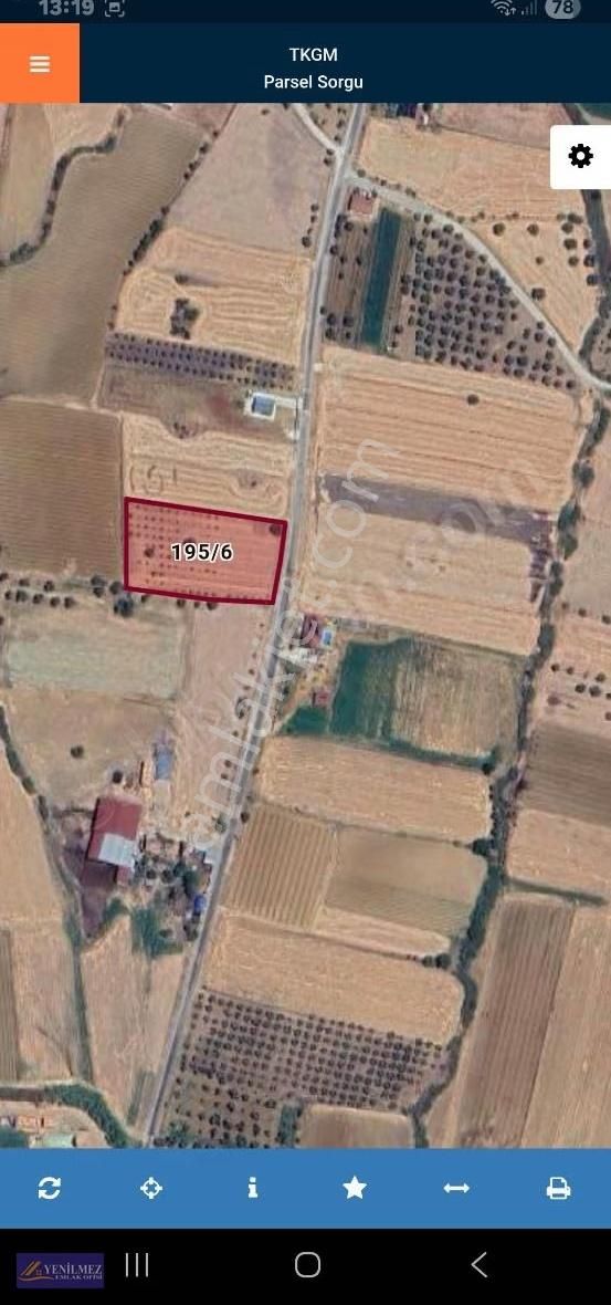 Yenilmez Emlaktan Asfalt Yola Cepheli Satılık Tarla - Görsel 18