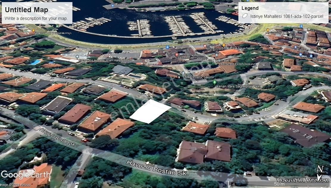 Istınyeda Satılık Arsa