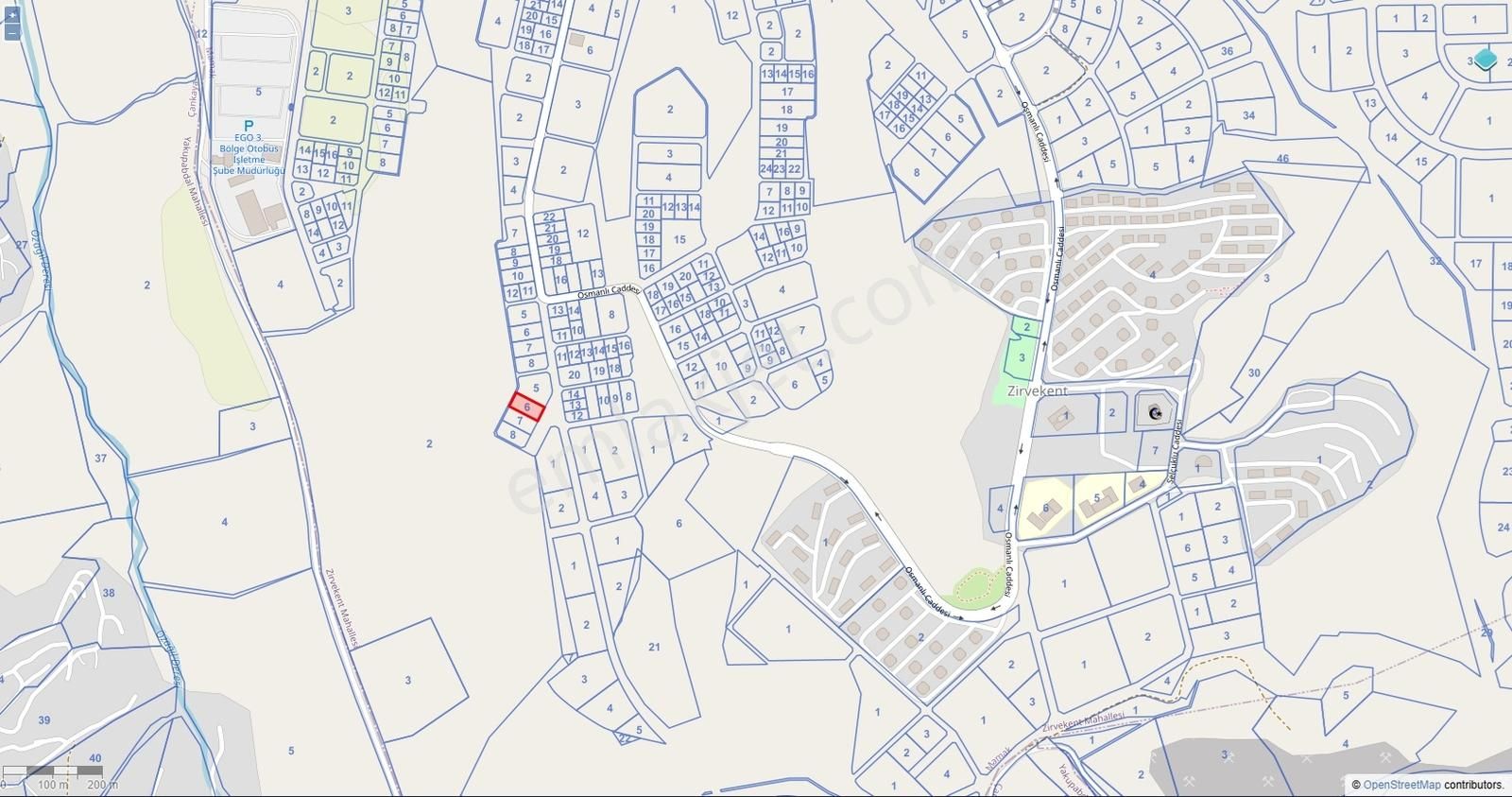 Kusunlar Mah. 2.000m2 Müstakil Tek Tapulu İmarlı Arsa - Görsel 6