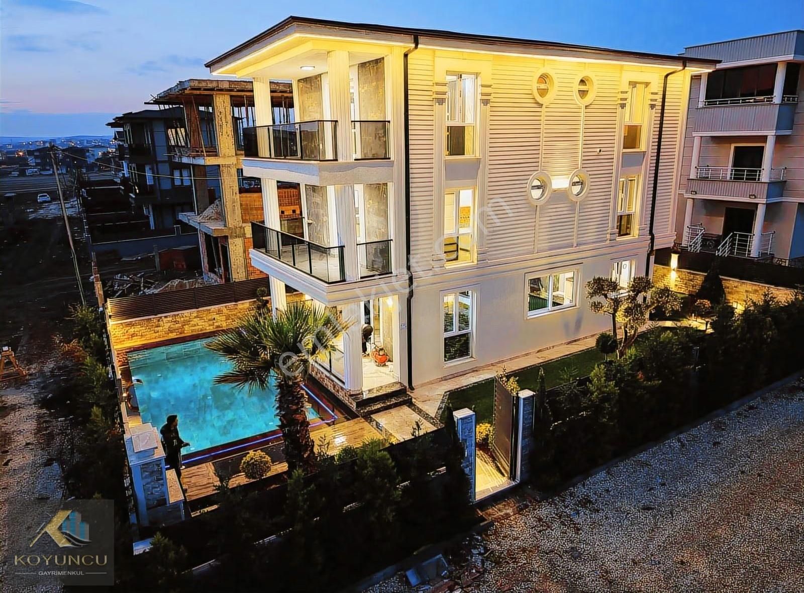 ^^koyuncu Gyrm^^yeniçiftlikte Ultra Lüx 5+1 Havuz Hamam Sauna - Görsel 32