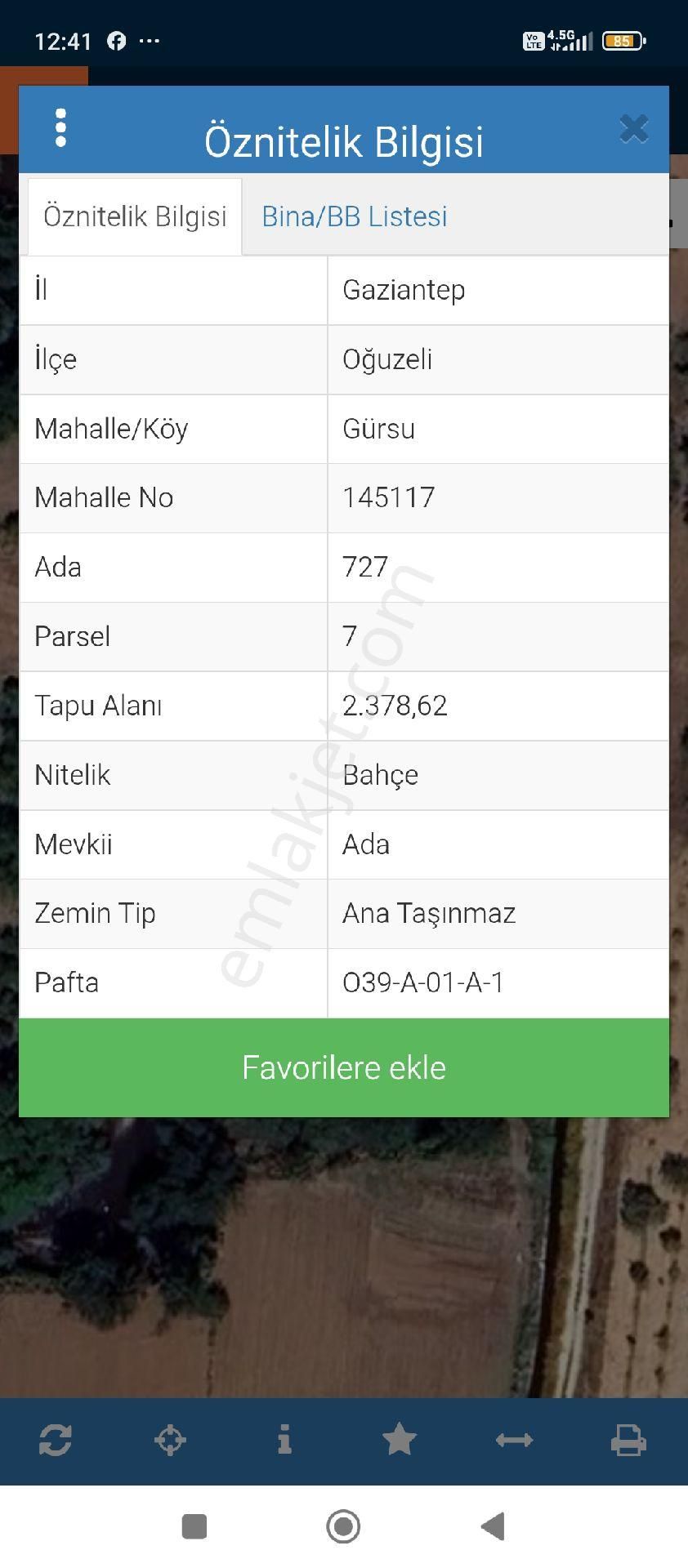 Oguzeli Gürsuda İki Barca Tamamı Satlık Bahce - Görsel 3
