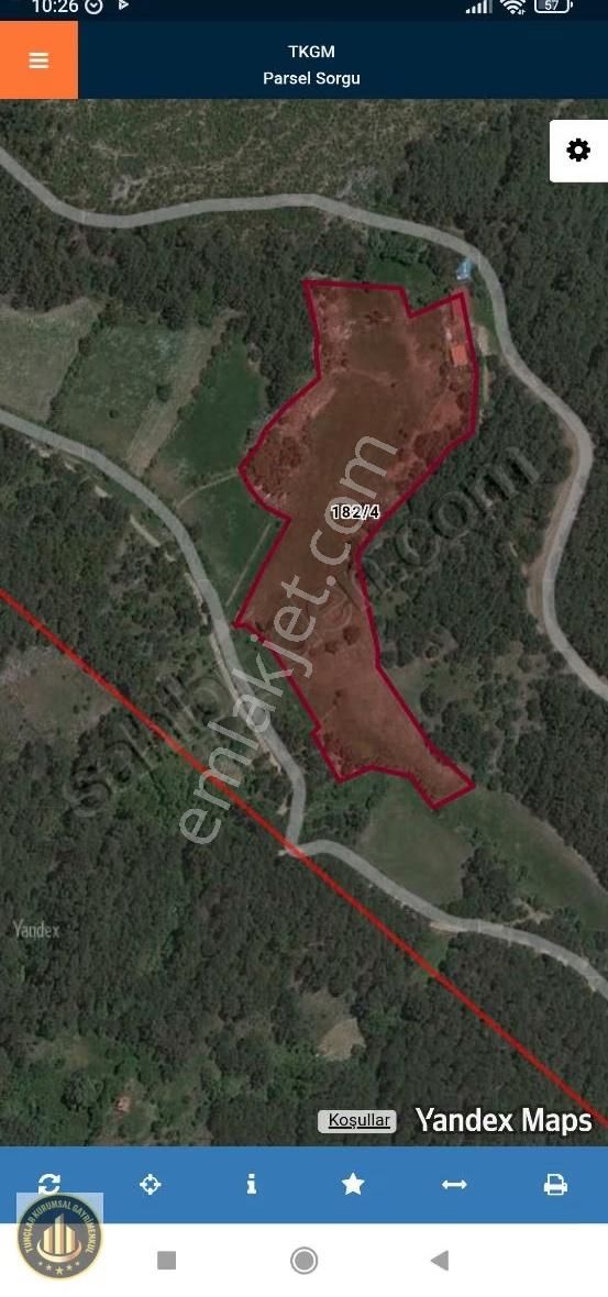Muğla Menteşe Ortaköyde Rızai Taksimi Yapılmış1040 M² Yatırımlık - Görsel 11