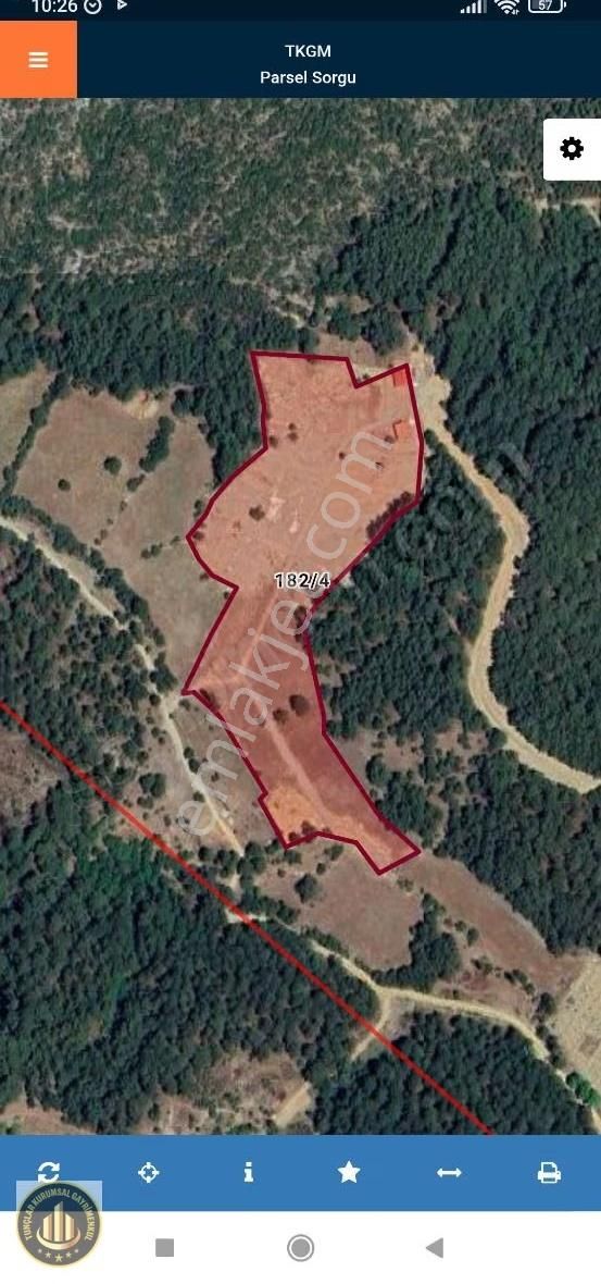 Muğla Menteşe Ortaköyde Rızai Taksimi Yapılmış1040 M² Yatırımlık - Görsel 14