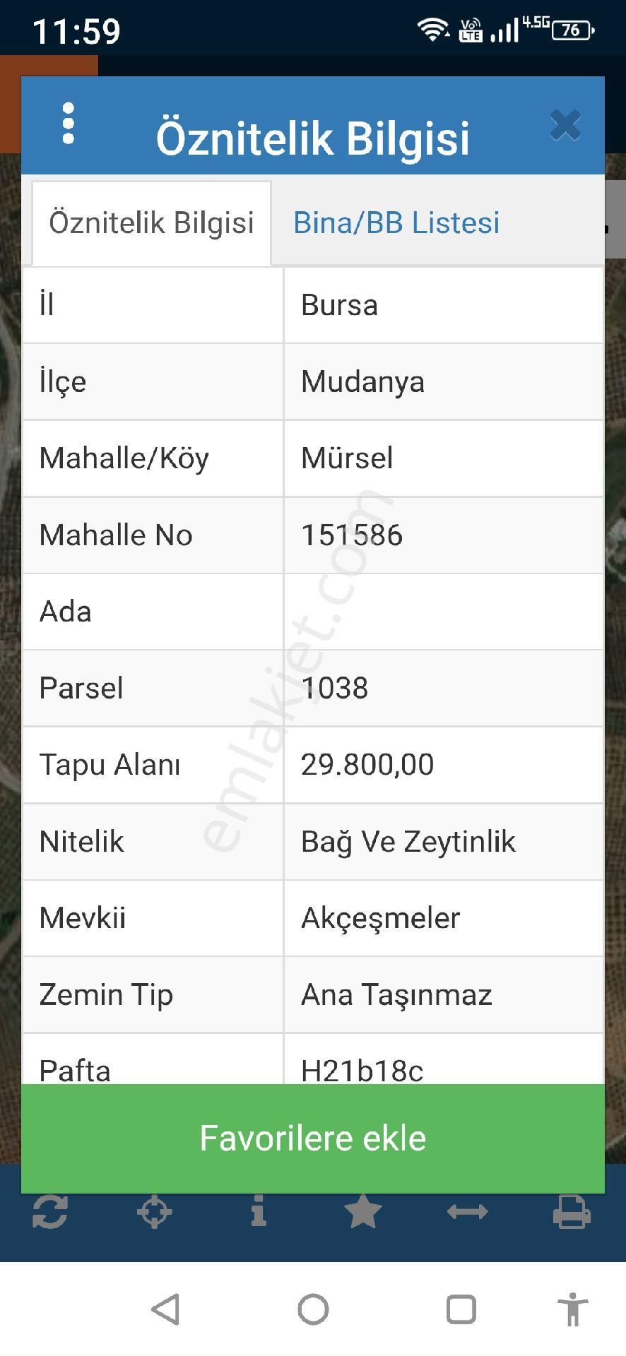 Mudanya Mürsel'de Fırsat 1/3 Hisse - Görsel 3