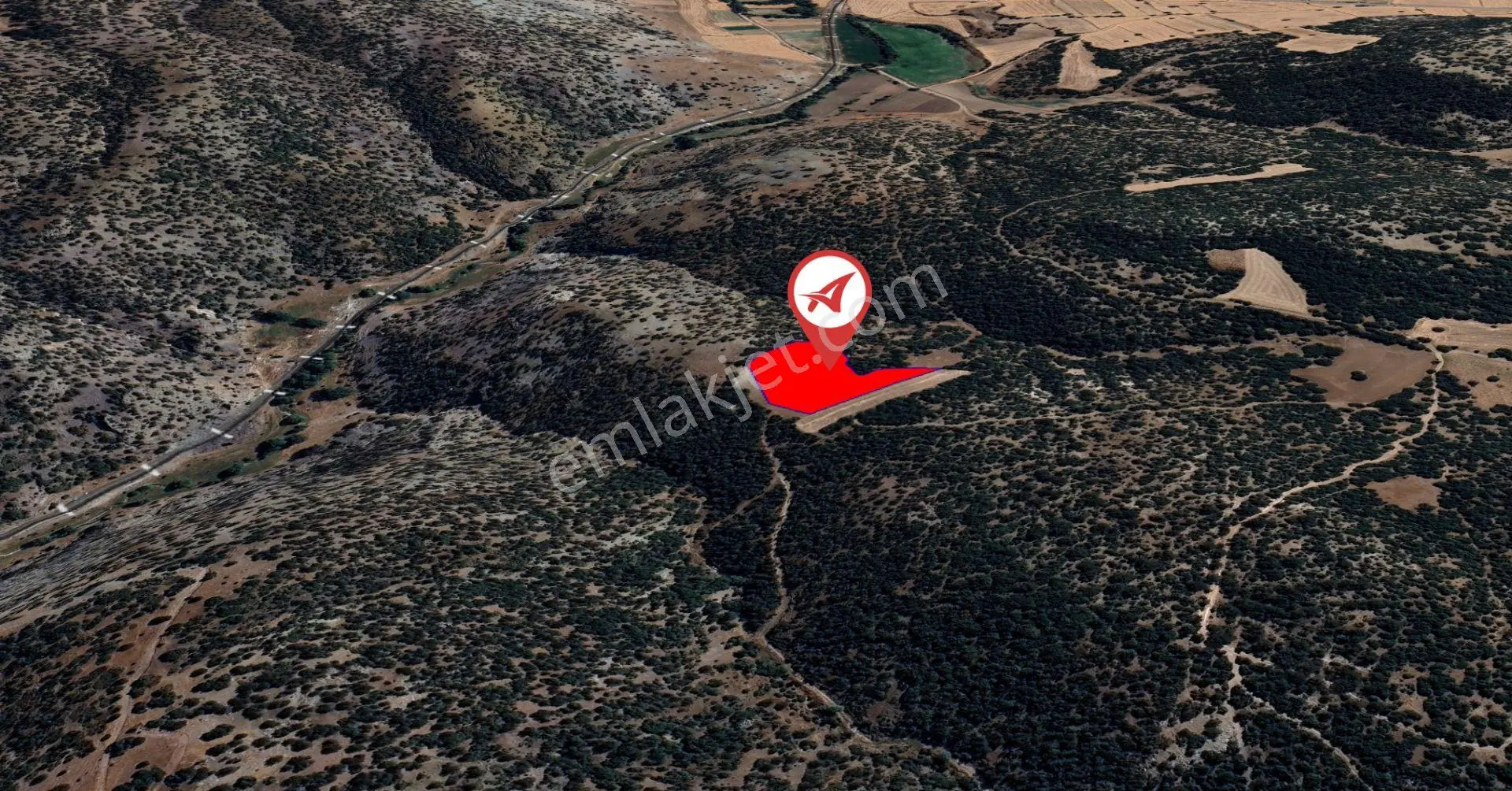 Kütahya Merkez Çöğürler Satılık 6781m2 Tarla - Görsel 5