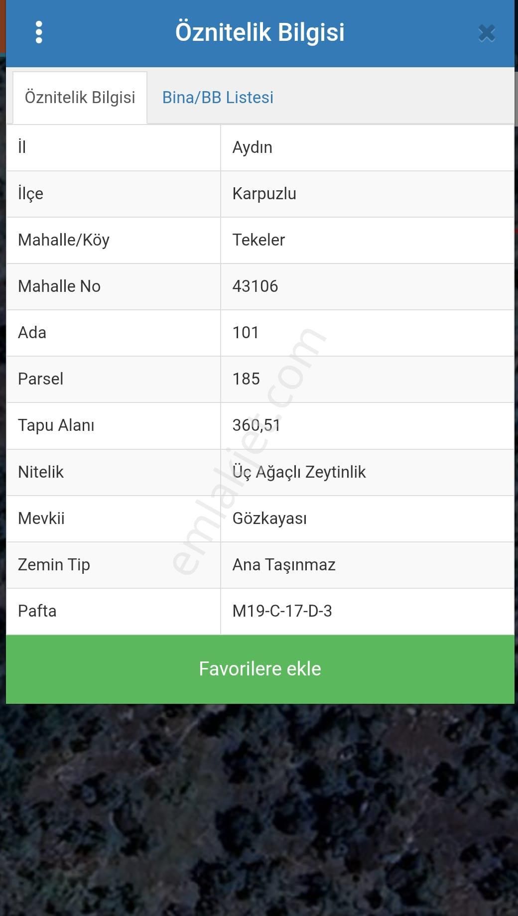 Aydın Karpuzlu Tekeler 360 M2 Zeytinlik - Görsel 2