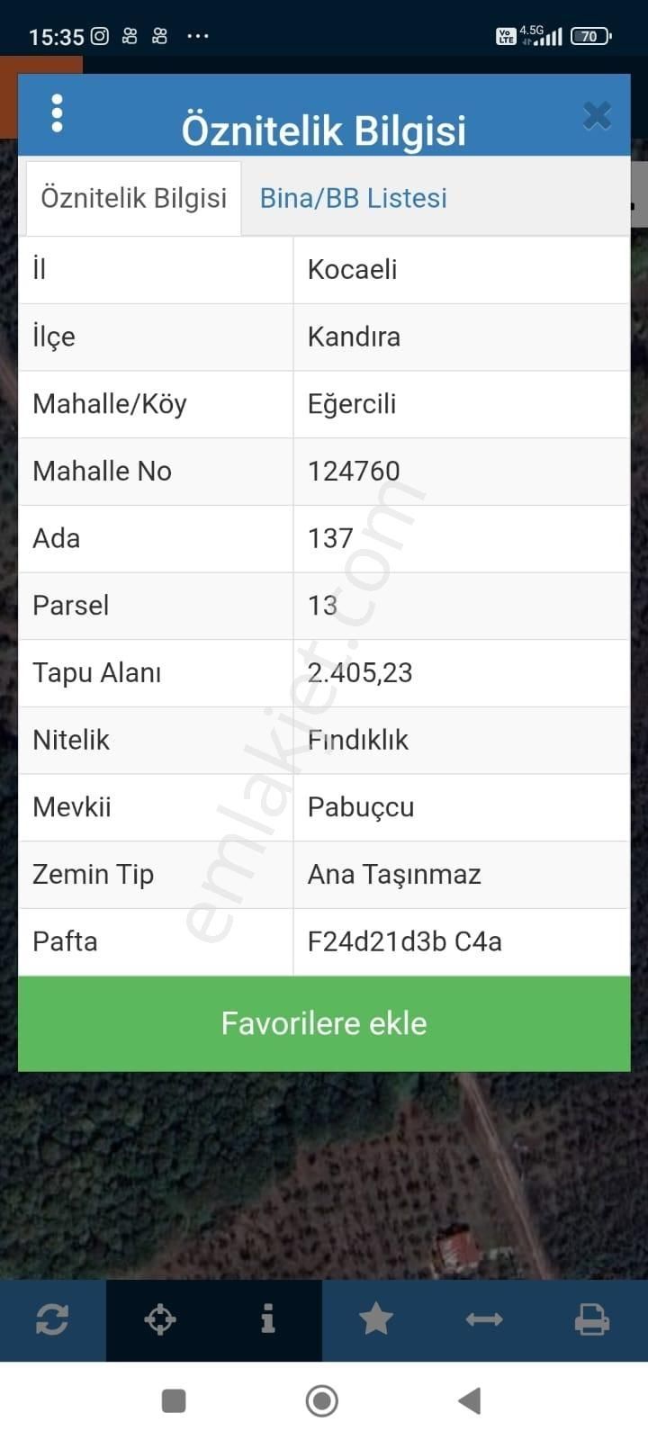 Kandıra Eğercili Köy Merkezine 900 Mt Yola Cephe Satılık Arsa - Görsel 3