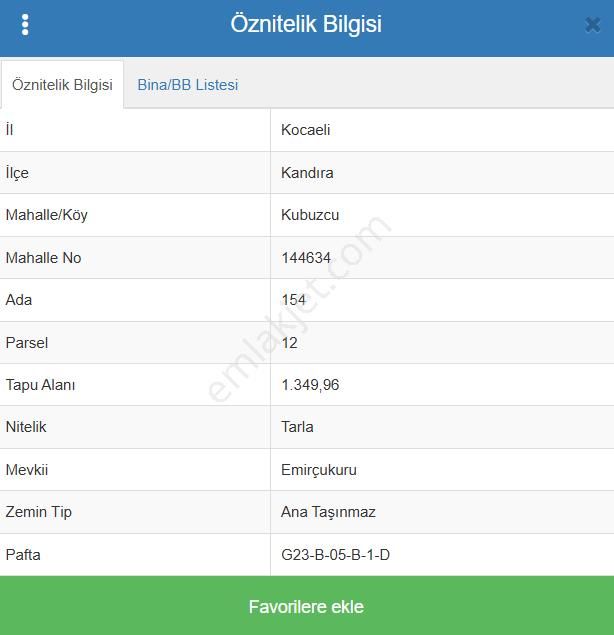 Kocaeli Kandıra Kubuzcu Köyünde 1.349 M² Tarla Satılıktır - Görsel 8