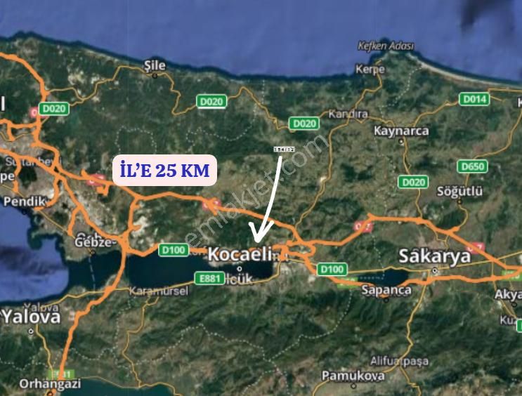 Kocaeli Kandıra Kubuzcu Köyünde 1.349 M² Tarla Satılıktır - Görsel 7