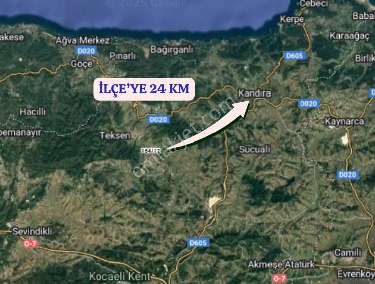 Kocaeli Kandıra Kubuzcu Köyünde 1.349 M² Tarla Satılıktır - Görsel 6