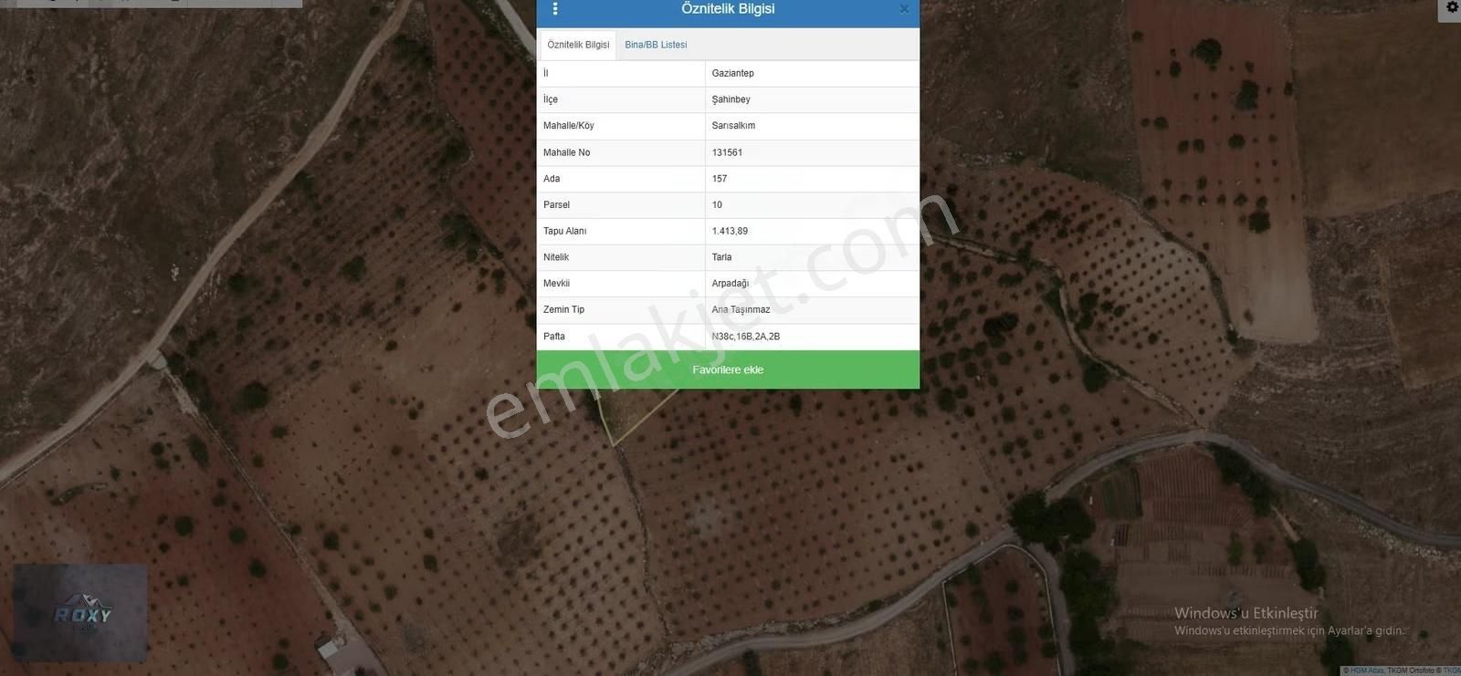 Roxy Group'tan Sarısalkım'da İmar Bitişiği Tek Tapu Arazi!!! - Görsel 4