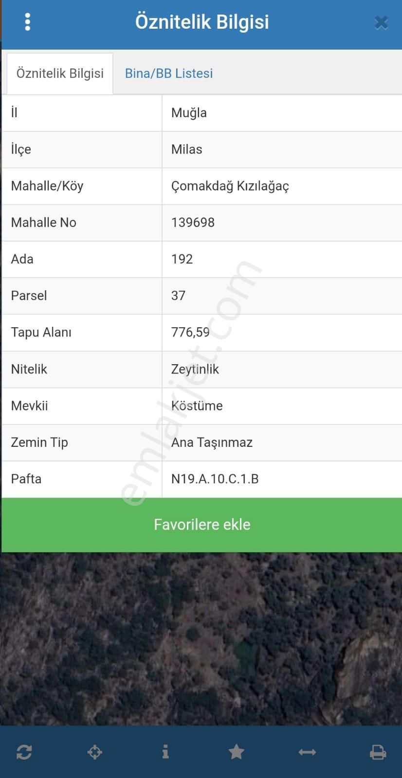 Muğla Milas Çomakdağ'da 776 M2 Zeytinlik - Görsel 2