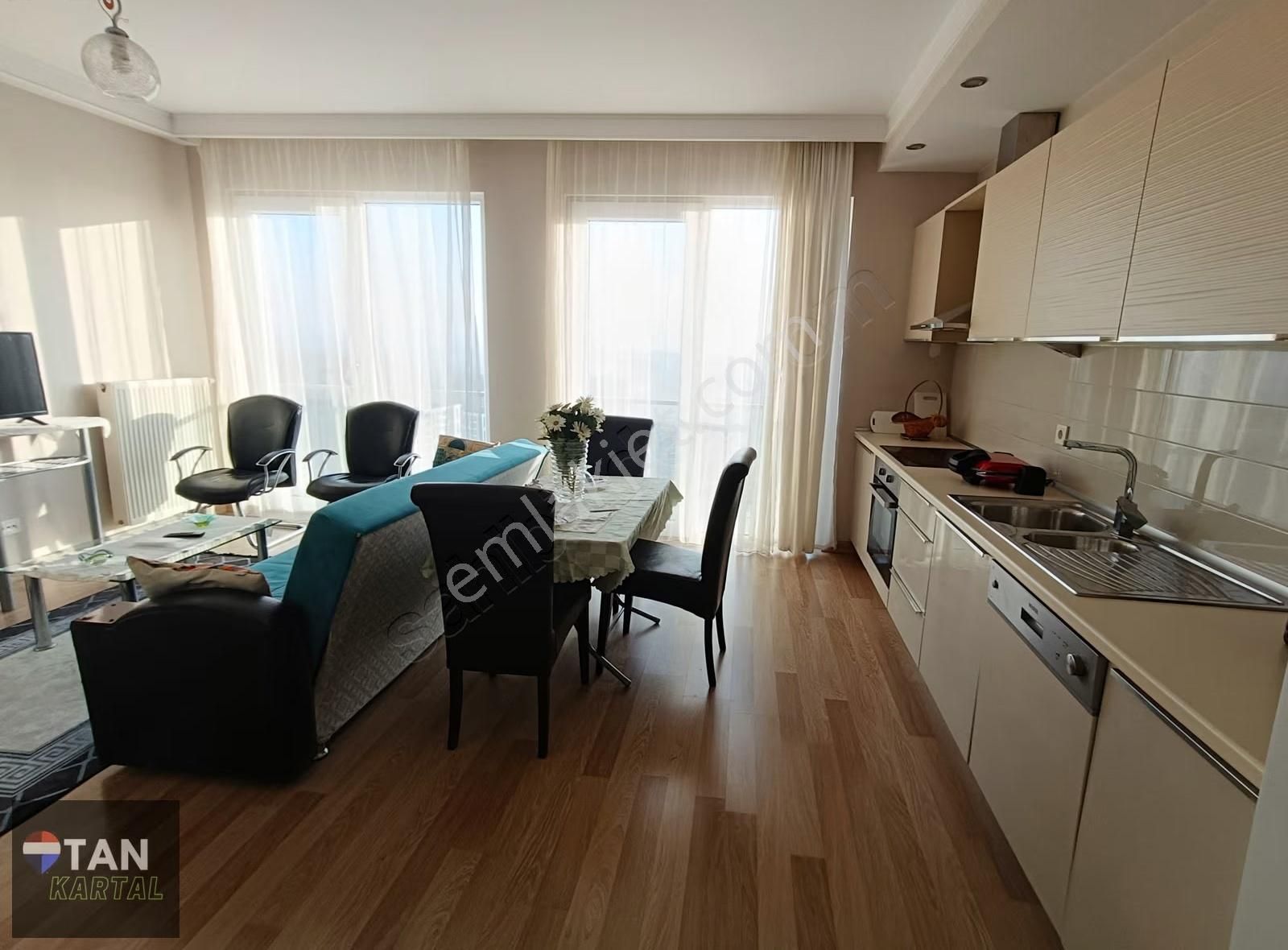 Evora İstanbul D Parsel 1+1 Full Eşyalı Deniz Manzaralı - Görsel 4