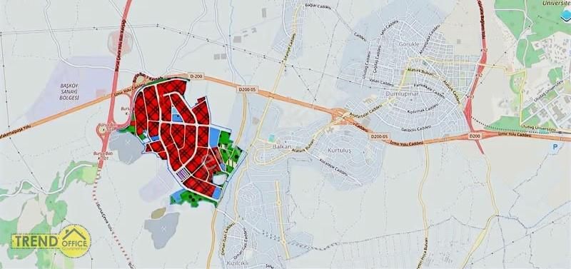 1/1000 'lik Planda Geniş Arsa - Sanayi Sitesi - Görsel 5