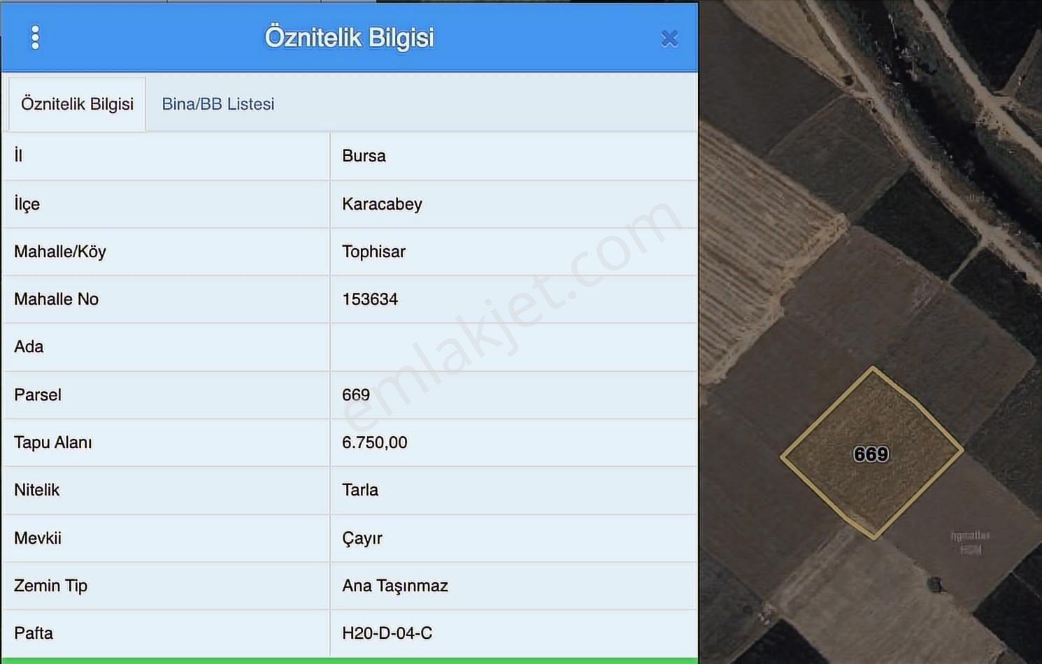 Bursa Karacabey Tophisar 6750 M2 Tarla - Görsel 11