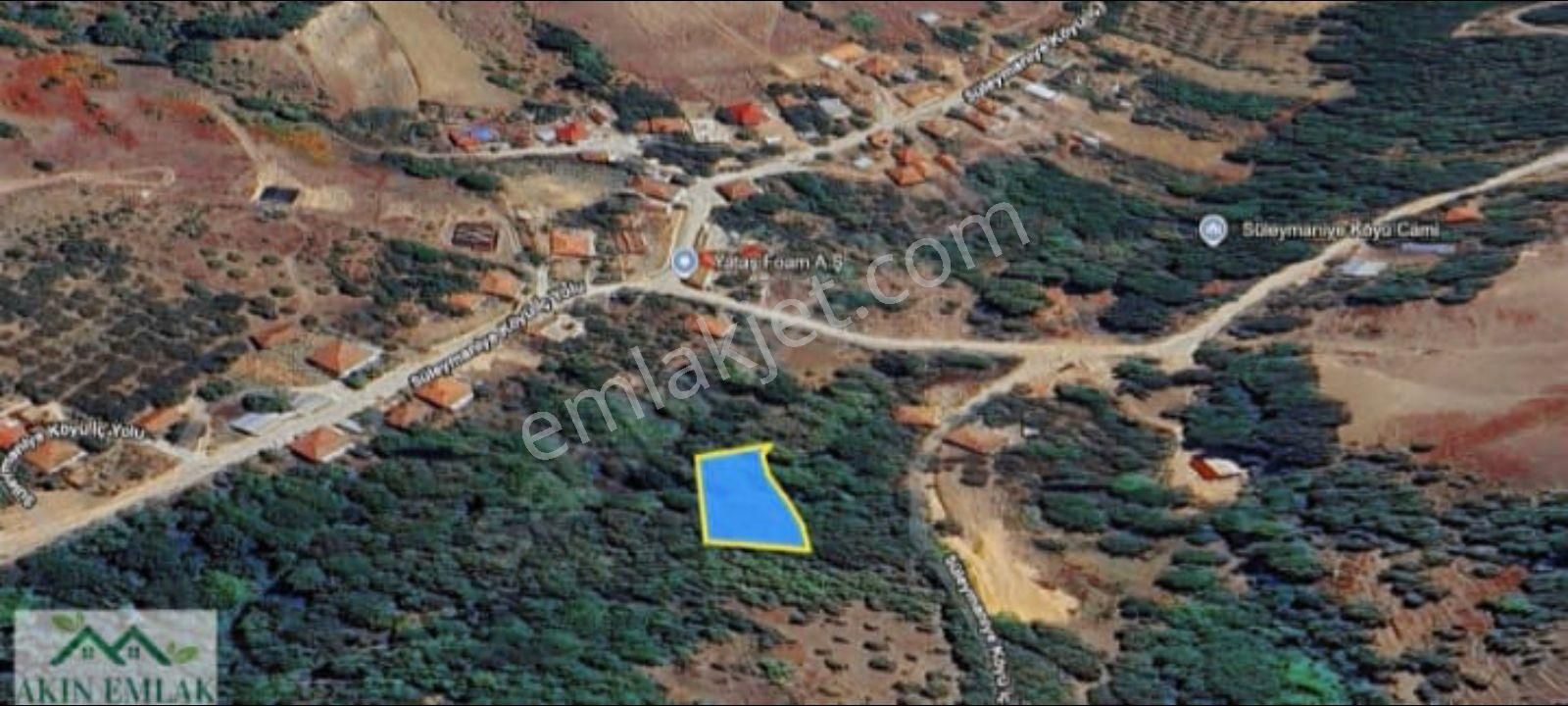 İznik Akın Emlak Danışmanlığından Süleymaniye Mahallesinde İmarlı Satılık Arsa - Görsel 5