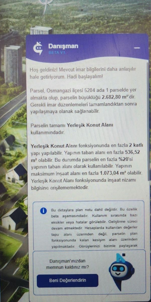 Kayalardan Yunuseli Merkezde Hisseli İmarlı Yatırımlık Arsa - Görsel 4