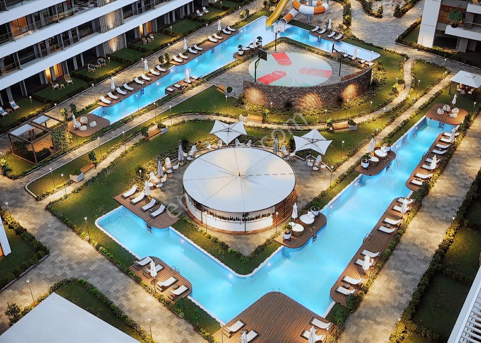 Emlakyaptan Cross Twınste Kiracılı Havuzlu 1+1 Full Eşyalı Daire