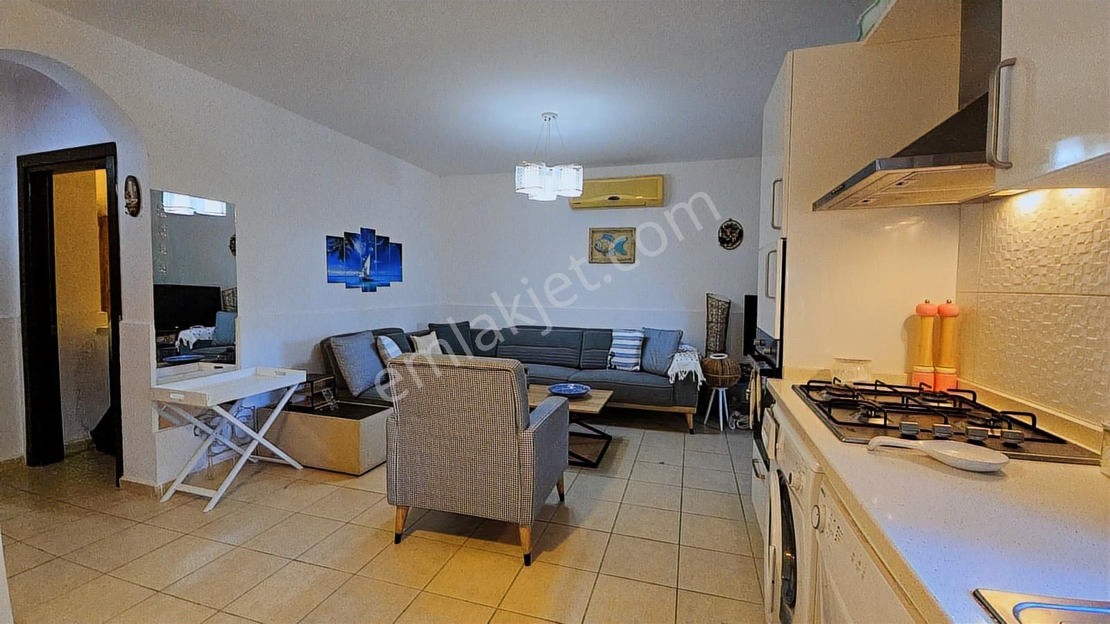 Yalıkavak'ta Yaz-kış Yaşama Uygun,marina Mevkiinde Bahçeli Daire - Görsel 25