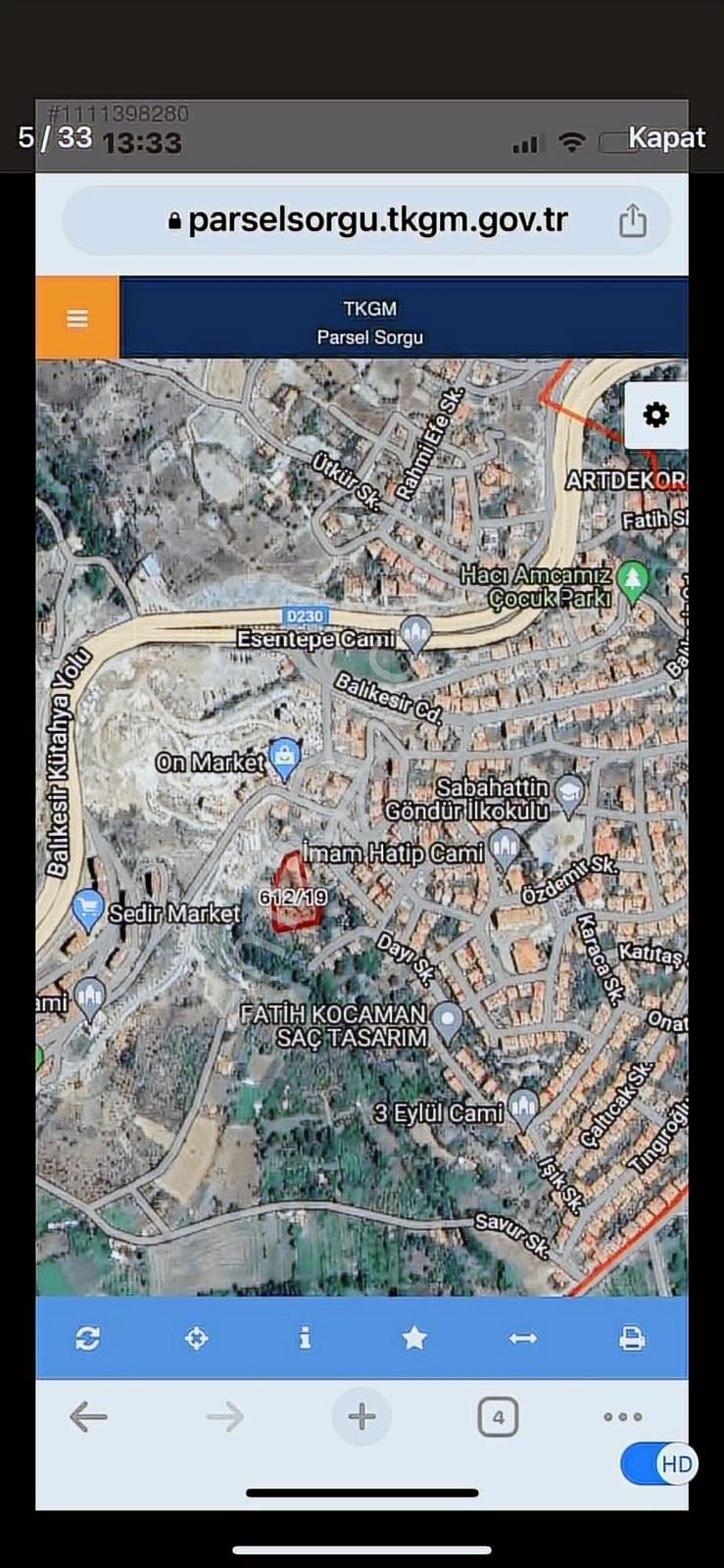 Merkezde 35 Dairelik Arsa. Tek Tapu .kat Karşılığı Olur. - Görsel 12