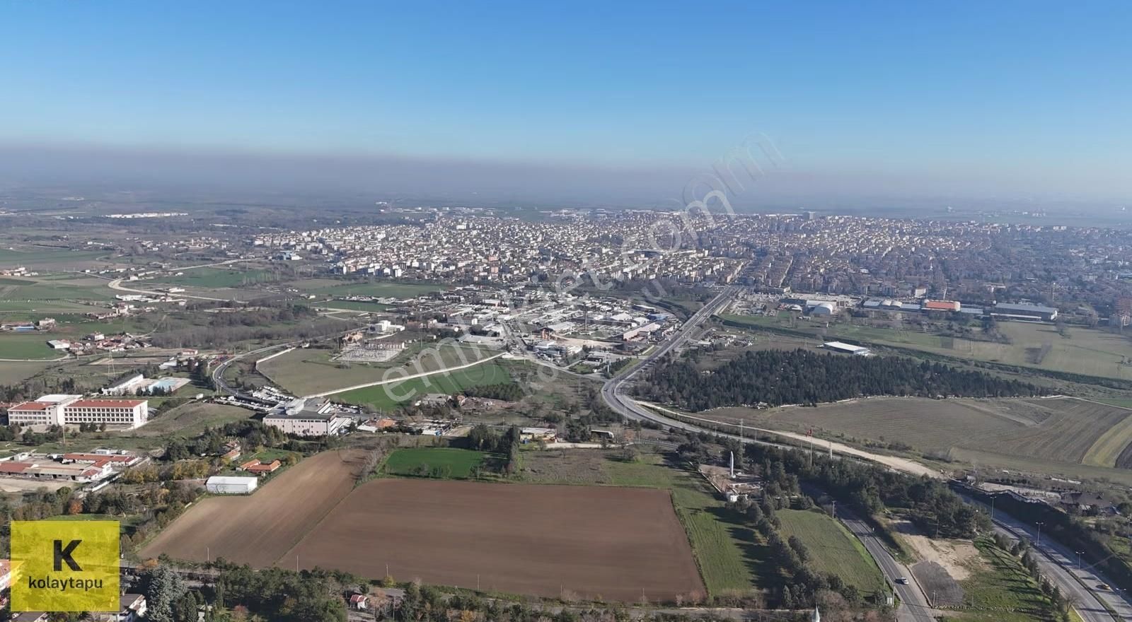 Kolaytapu Lüleburgaz Edirne Bayırı Ticari İmarlı Satılık Arsa - Görsel 4