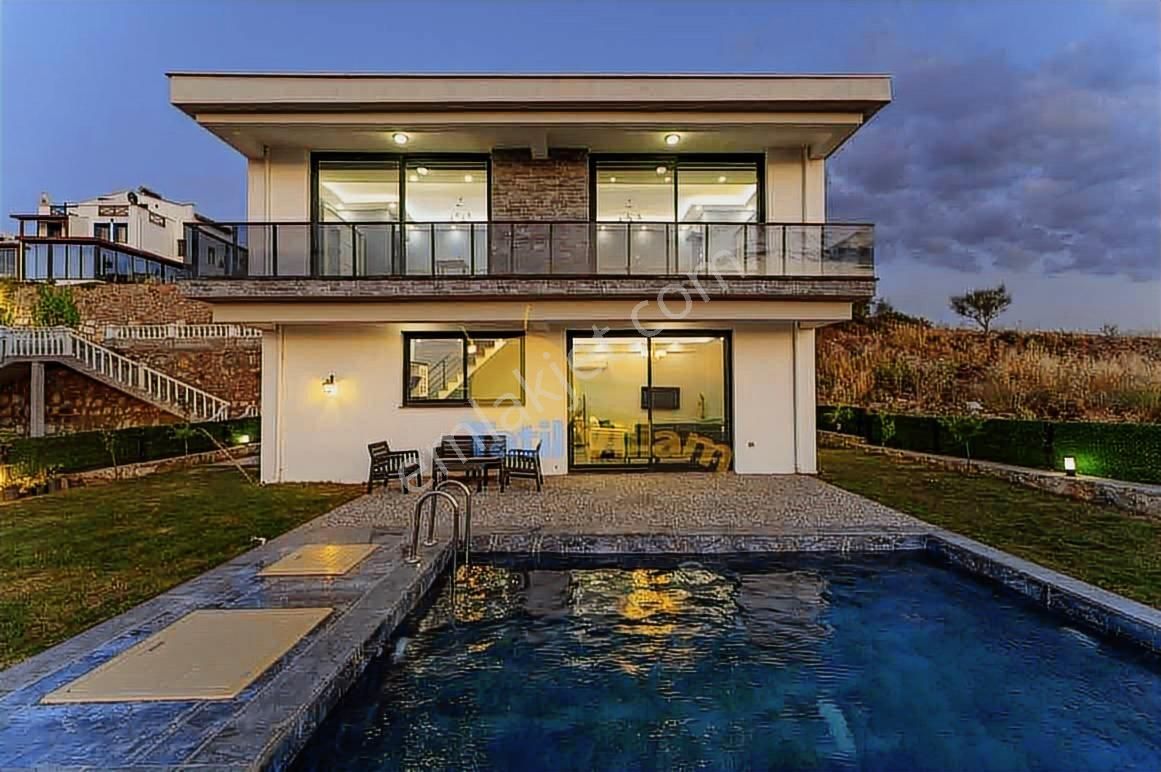 Milas Adabüküde Deniz Manzaralı Satılık Villa - Görsel 18