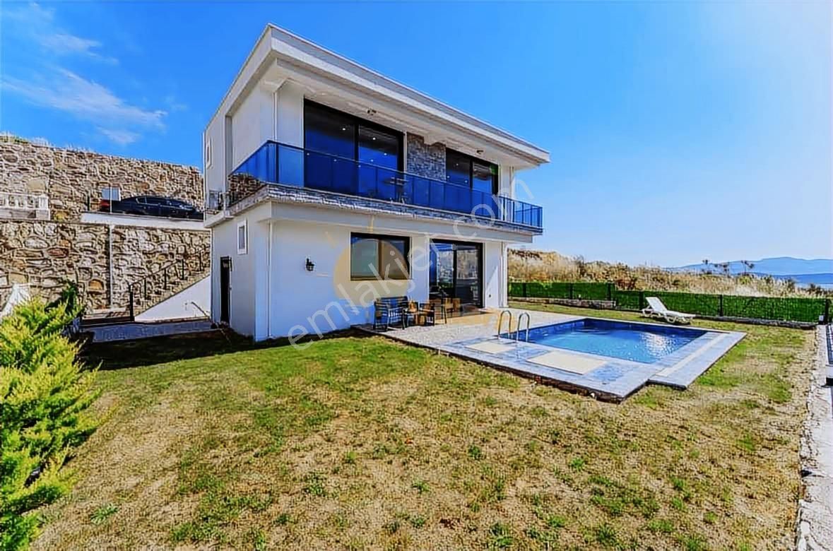 Milas Adabüküde Deniz Manzaralı Satılık Villa - Görsel 12