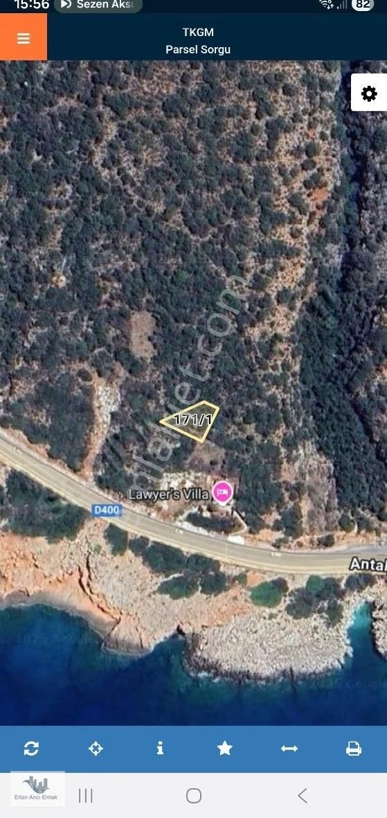 Kaş Göksekii De Full Deniz Manzaralı Arsa... - Görsel 9