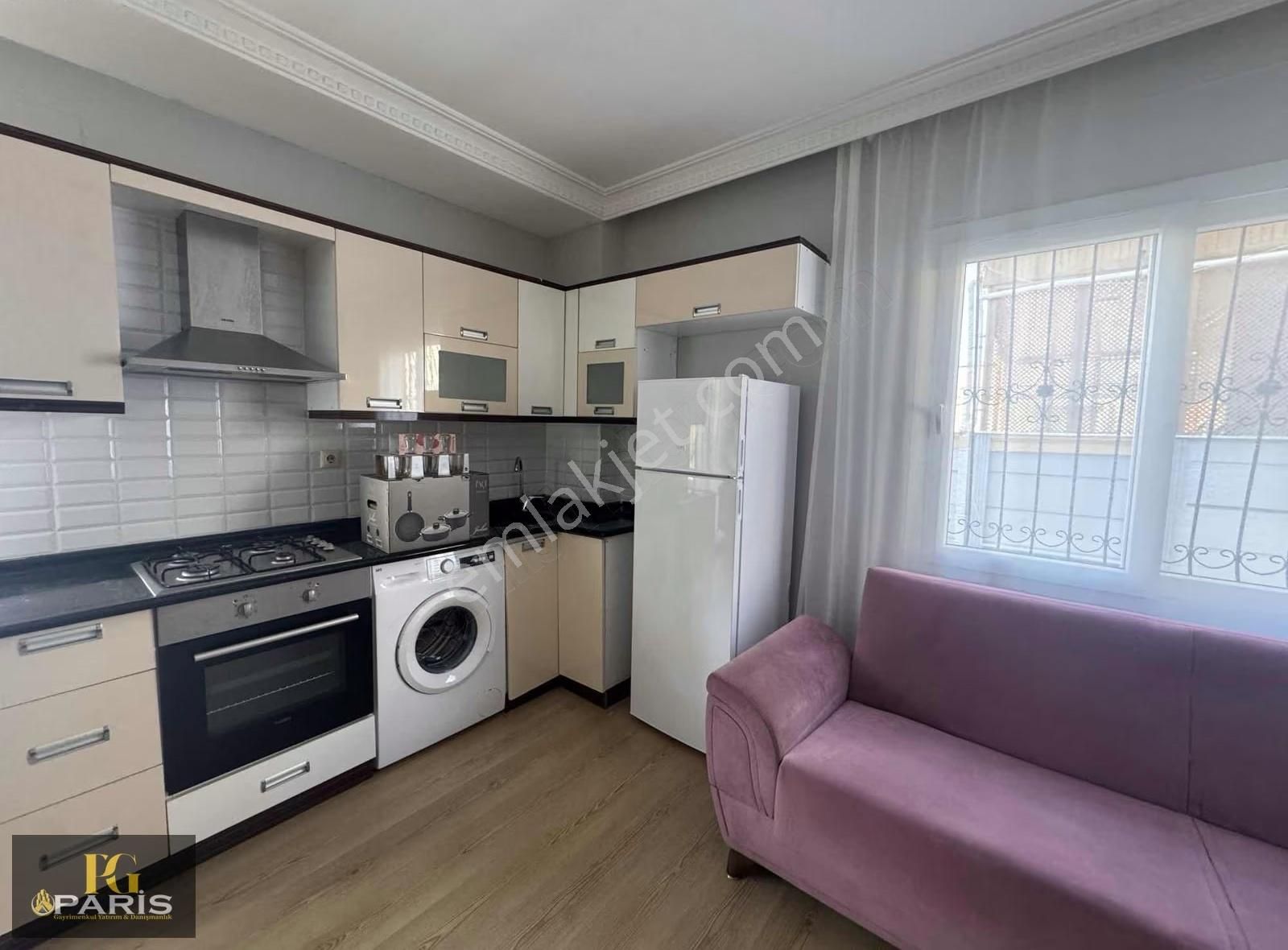 Paris'ten Avrupa Hastanesi Civarı Eşyalı 1+1 Kiralık !!!